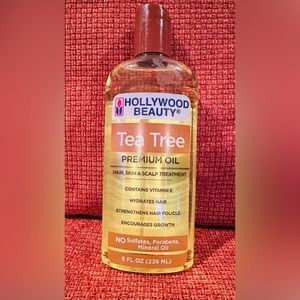 Hollywood beauty tea tree premium oil hair,skin & scalp treatment 8fl New